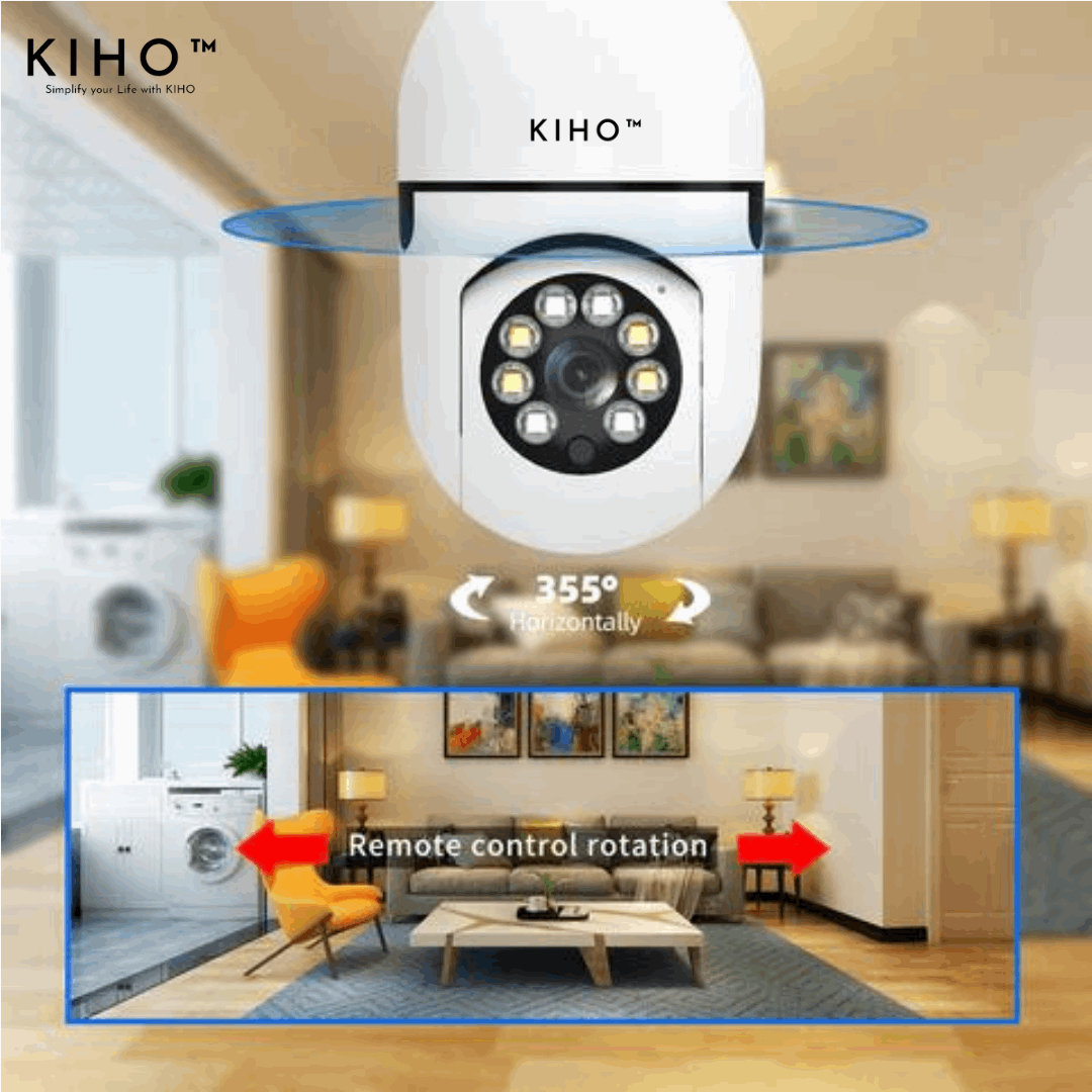 KIHO™ CCTV HD Bulb Camera