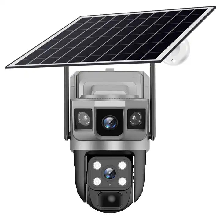 KIHO WiFi CCTV Solar Smart Dual Lense Camera