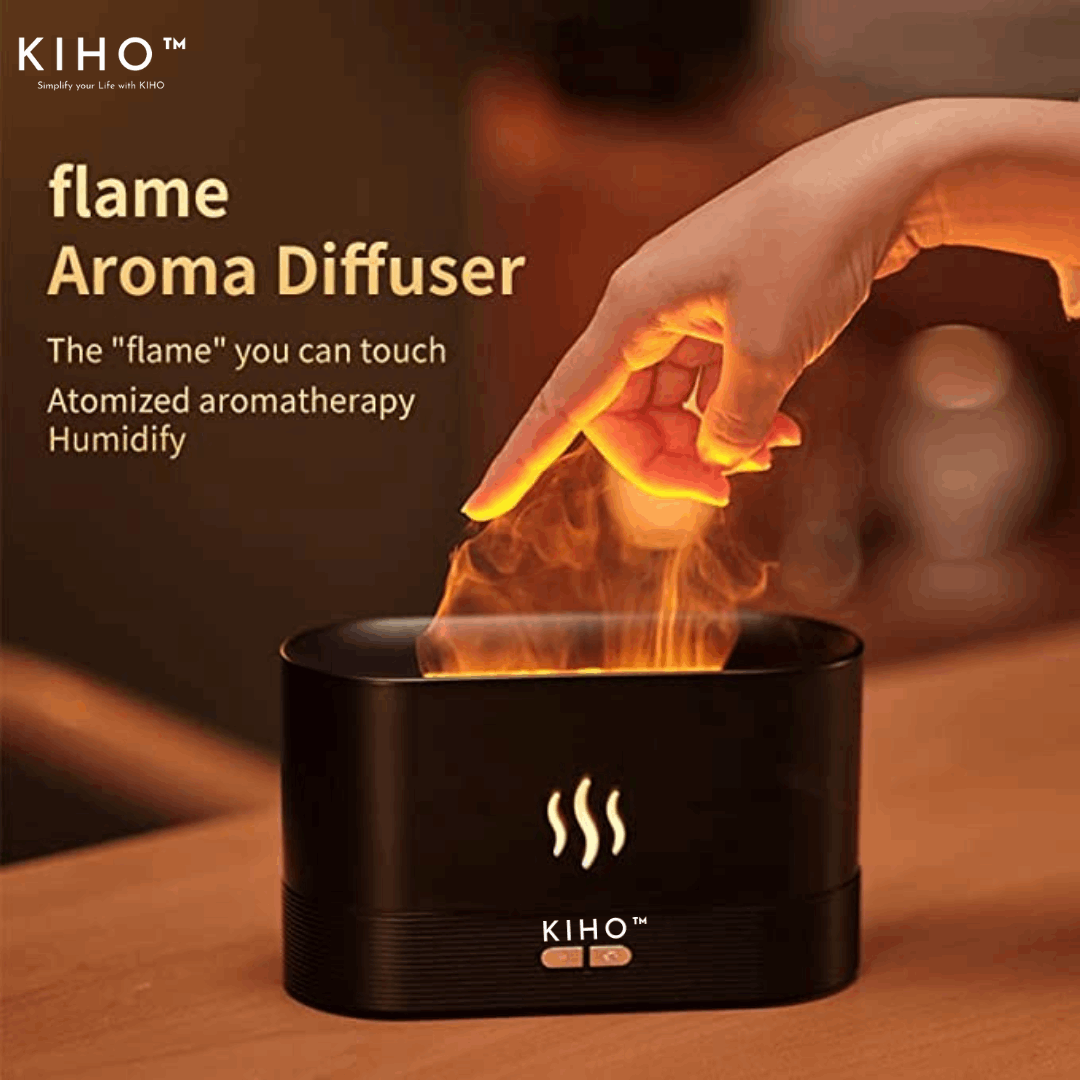 KIHO™ Flame Humidifier and Aroma Diffuser ❤️