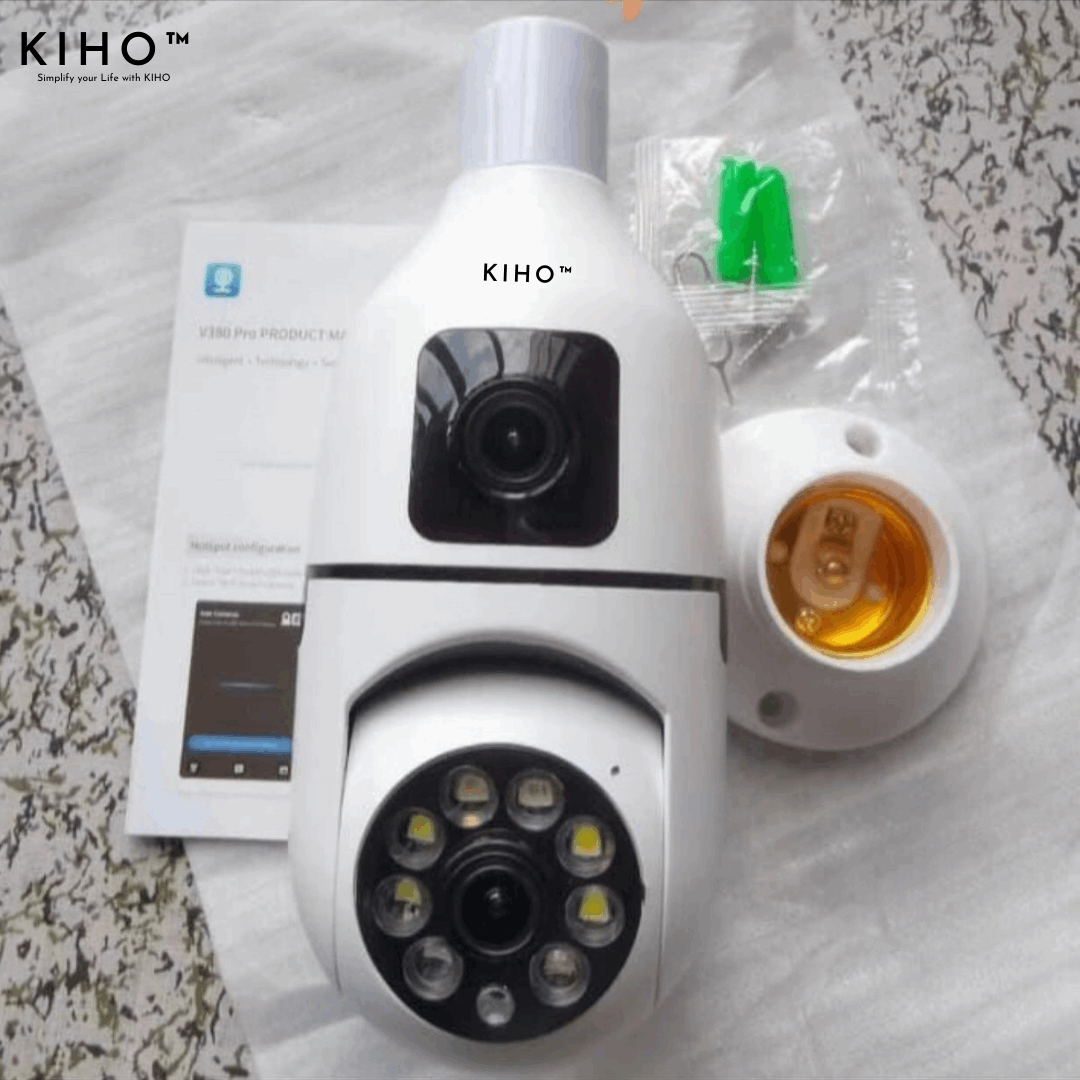 KIHO™ DUAL-LENS 360° WiFi Security Camera