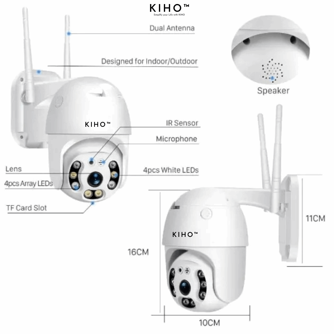 KIHO™ 360° Wifi Security Camera