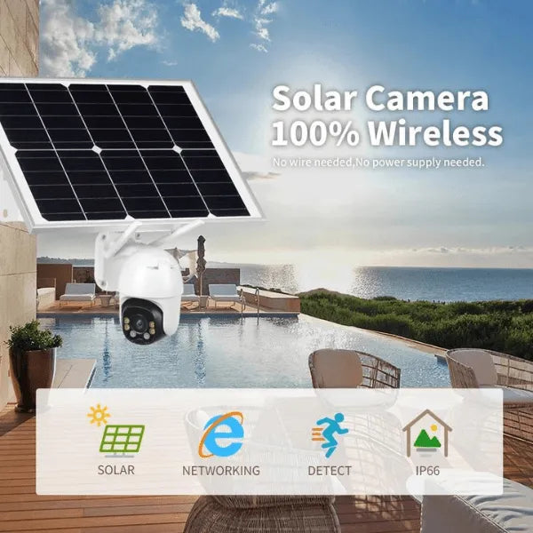 KIHO Solar Powered CCTV Camera